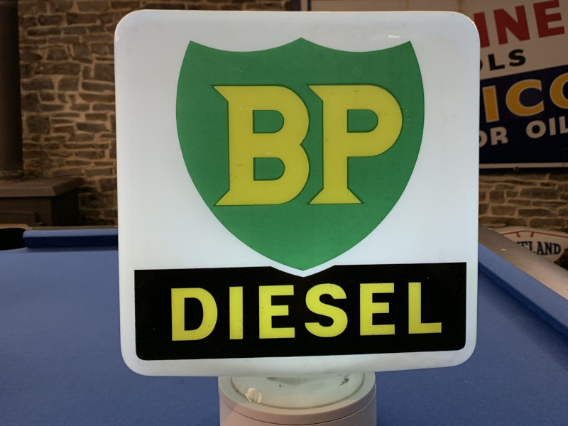 Vintage Petrol Pump Globes